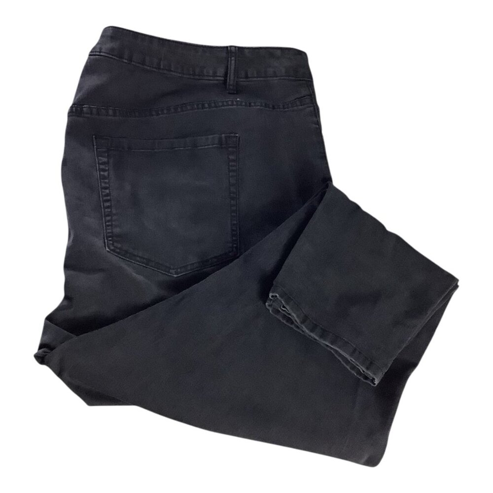 Venezia Womens Plus Size 28 Black Jeans Stretch Denim Lane Bryant Classic Style‎